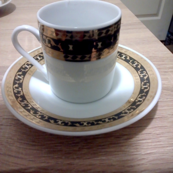 ESPRESSO CUPS AND SAUCERS - Picture 1 of 9